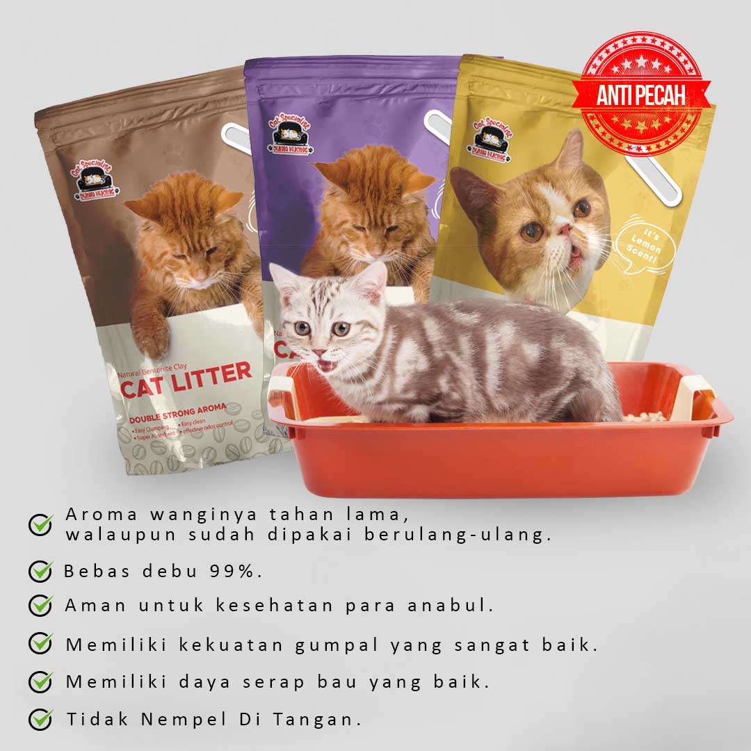 Cat Liter/Pasir Kucing 10L (8Kg)